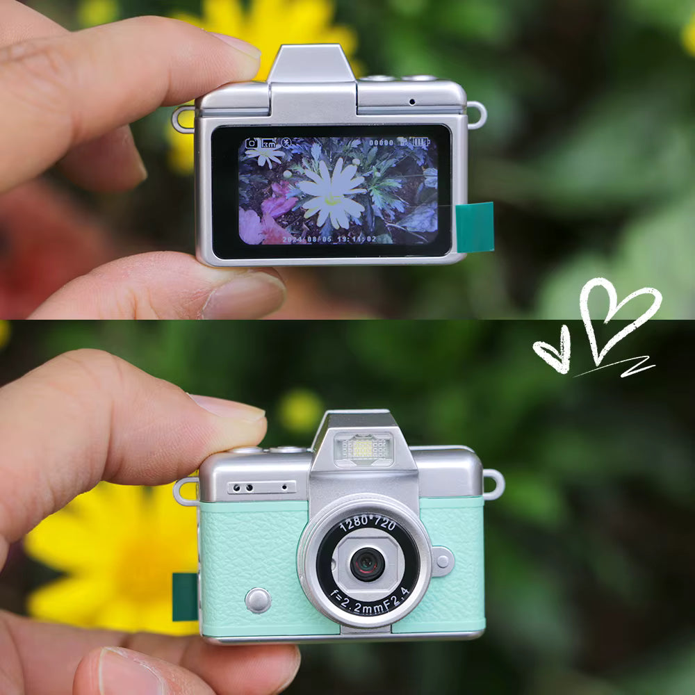 Y3000 Mini Cámara Digital CCD — Estilo Retro, Fotos HD y 8 Filtros