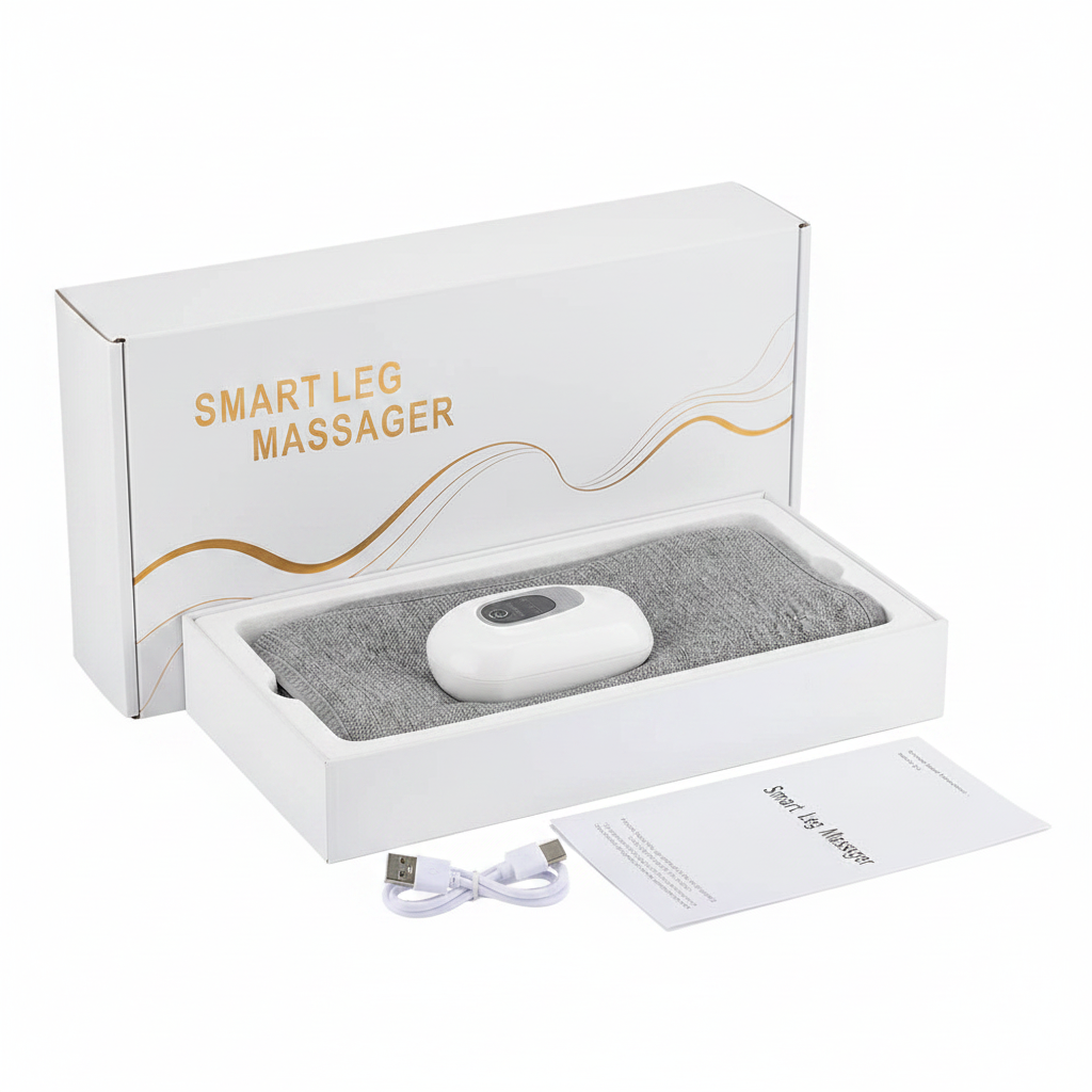 Packaging premium masajeador pantorrillas – Zyntra